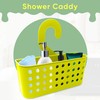 plastific Plastic Hanging Shower Basket Bathroom Caddy Basket Organizer Shower