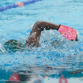 1 Pair Swimming Gloves Aquatic Fitness Water Resistance Gloves Webbed Gloves for Swimming Training Webbed Gloves Water Exercise Equipment for Pools Swim Gloves for Women (Medium)