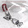 Unbranded 2Pcs Heavy Duty Steel Toggle Latch Catches Adjustable Lock