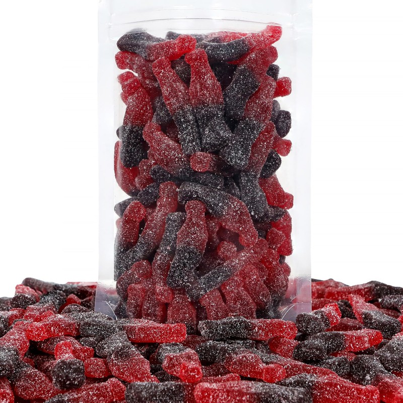 Smarty Stop Sour Cola Bottle Gummy Candy (3 Pound, Cherry)