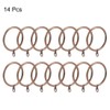 sourcingmap Curtain Rings Metal 45mm Inner Dia Drapery Ring for