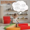 Hoohtoot Foam Climbing Blocks for Toddlers: 6-Piece Soft Play Set