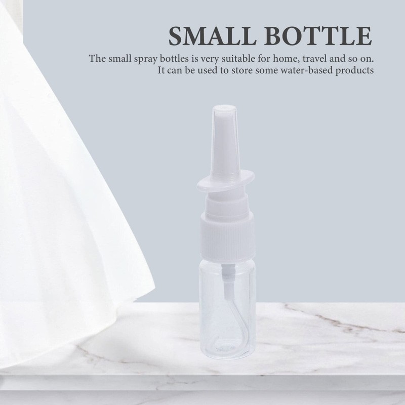 DOITOOL 5Packs 10ml Nasal Sprayer Bottle Empty Plastic Refillable Nasal