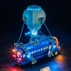 YEABRICKS LED Light for 77073 Fortnight Battle Bus Building Blocks Model (Building Set NOT Included)