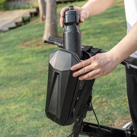 EUBEISAQI Bike Handlebar Bag | Mountain Bike Handlebar Bag 4l - Large Capacity Front Tube Pouch Scooter Accessory for City Outdoor Kids Travel Commute Sports Touring Adults Camping Family Beach