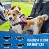Lukovee Double Dog Seat Belt, New Dual Pet Car Headrest