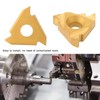Reliable Carbide Inserts 16IR AG60 Carbide Insert Reversible CNC Lathe