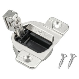 Blum Cabinet Hinge Replacement, 8-Pack,Cabinet Door Hinges Replaces Blum 110 Degree Screw-in Compact 33 Hinge, Hinges for Cabinet Doors (with Screws, Without Mounting Plate)