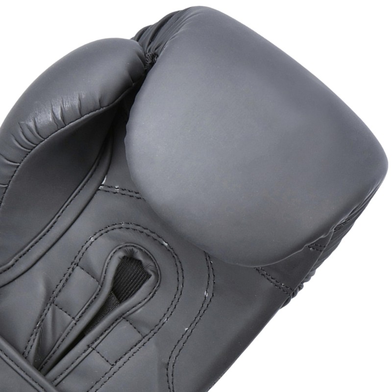 Huracan Premium Boxing Gloves Black Satin 14oz – Velcro