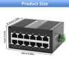 ATROODAC 12 Port Gigabit Ethernet Switch, Unmanaged Industrial Network Switch,