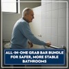 Shower Grab Bars 4 Pack – Complete Bathroom Safety Starter