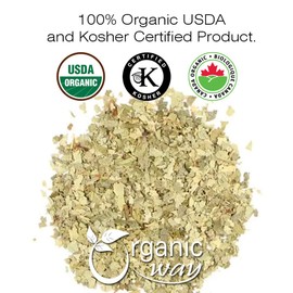 Organic Way Birch Leaf Cut & Sifted (Betula pendula) - European Wild-Harvest | Organic & Kosher Certified | Vegan, Non GMO & Gluten Free | USDA Certified | Origin - Albania (1/4 LBS / 4 Oz)