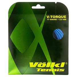 VOLKL V-Torque Tour | Tennis Racquet String | Great Feel, Spin and Control | Co-Polymer String (Dark Blue, 18, Set)