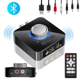 DollaTek 2-in-1 Wireless Audio Bluetooth-compatible Adapter Lightweight Receiver Transmitter for TV PC Stereo Connect Speaker Headphones