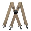 RIONA Men's Braces Wide 3.8 cm with 4 Carabiner Hooks