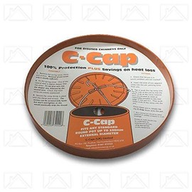 350mm Terracotta Coloured Chimney Cap for Disused Chimneys