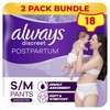 Always Discreet Postpartum and Adult Incontinence Pants Size M Pack