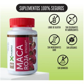 Maca Roja Premium 60 Cápsulas