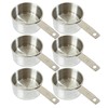 6 pcs 1 Cup Measuring Cup, Stainless Steel Measuring Cups,