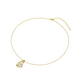 Rafaela Donata Women's Necklace 925 Sterling Silver with Zirconia, Silver, Cubic Zirconia