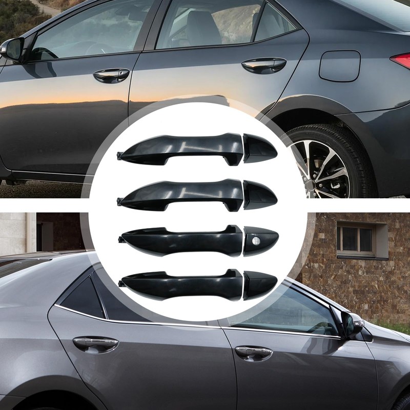 DUZFOREI 6921102902/6921202902 4 Pcs Door Handle, Replacement for Toyota Corolla