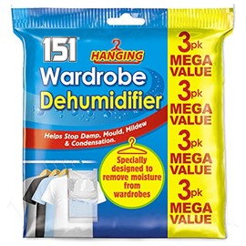 151 Dehumdifier, Fragrance Free, 3x180gr, 1511124