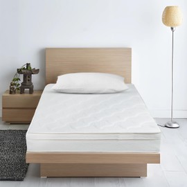 Aylas Furniture 8 Inch Twin Mattress - High Density - Premium Comfort Cold Foam with Bonnell Coil Springs, Breathable Hybrid Twin Size Mattress Medium Firm