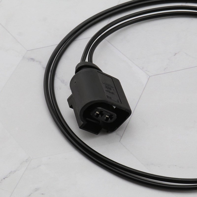 eMagTech Replacement connector headlight wiring harness socket 2-pin 1J0973722 2