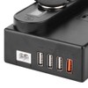 200W Car Inverter 12-24V to 7USB Fast Charger Voltage Power