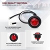 TMH 3/4 Inch Mount 10 pcs Amber + 10 pcs