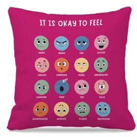 Nogrit Counseling Office Must Haves Throw Pillow Cover, Calming Corner, Mental Health Pillowcase Decor for Home Kids,Mental Health Counselor Gifts, Calming Corner Pillow Covers 18x18-979