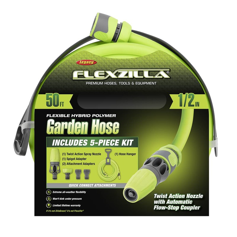 Flexzilla HFZG12050QN Garden Hose Kit with Quick Connect Attachments |