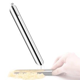 OQKAHIV 1 x Elegant Stainless Steel Table Crumb Remover - Ade! for Dining Tables, 15 cm, with Metal Clip, A Must-Have Accessory