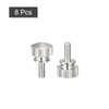 sourcing map Knurled Thumb Screws, M3x8mm Brass Shoulder Bolts Grip