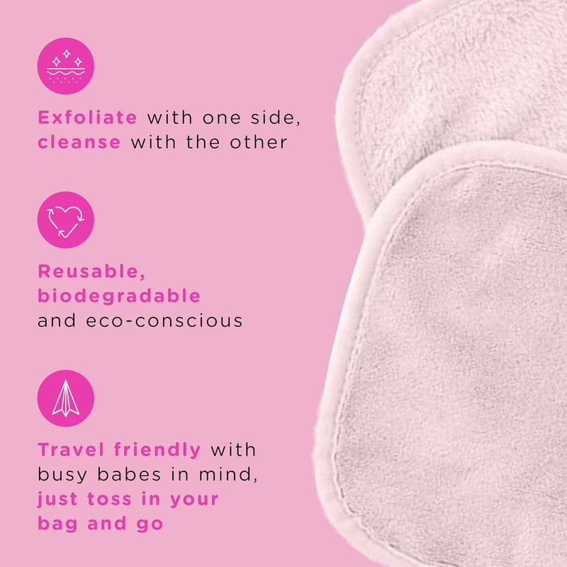 ERASE YOUR FACE Danielle Enterprises - Paños de maquillaje reutilizables