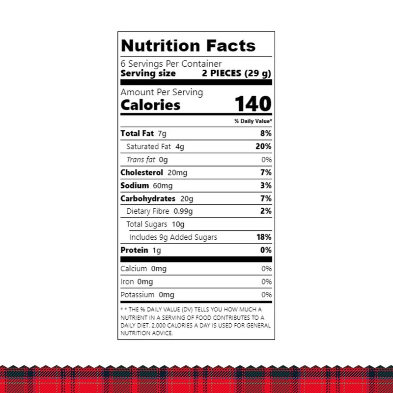 Walker's Shortbread Stem Ginger Cookies, Pure Butter Shortbread Cookies, 6.2