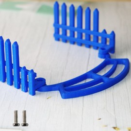 PIAOLGYI Perch and Tall Fence for Bird Buddy Birdfeeder,Accessories Compatible with Bird Buddy Birdhouse(Blue)