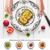 HomeElves Salad Plates, 8.5 Inch Ceramic Plates Set of 6,