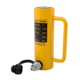 Hydraulic Jack Cylinder Single Action 6-Inch Stroke 10Ton 150mm Adjustable Portable