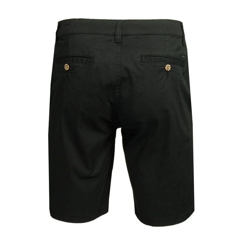 Xact Men's Stretch Cotton Chino Shorts - Regular Fit, black