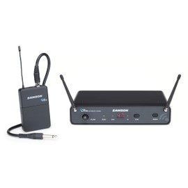 Samson Technologies Concert 88x Guitar Wireless System (D Band) (SWC88XBGT-D), Black