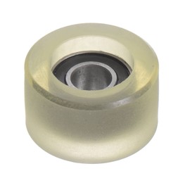 HARFINGTON PU Pulley Roller Bearing 8x24x7mm Polyurethane Coated Guide Wheel for Industrial, Green