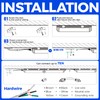 Barrina 6500K 2FT LED Shop Light, 3000LM, 20W, T8 Shop