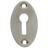 Nostalgic Warehouse Classic Keyhole Cover, Satin Nickel, 701370