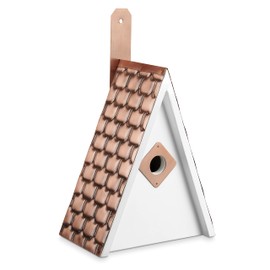 Swiss Chalet Bird House – Pure Copper Roof by Good Directions