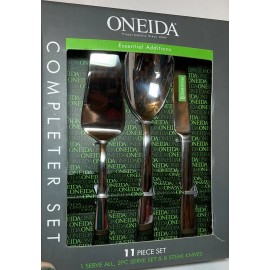 Oneida Essential Additions Stainless 11-pc Completer Set-Includes 8 Steak Knives