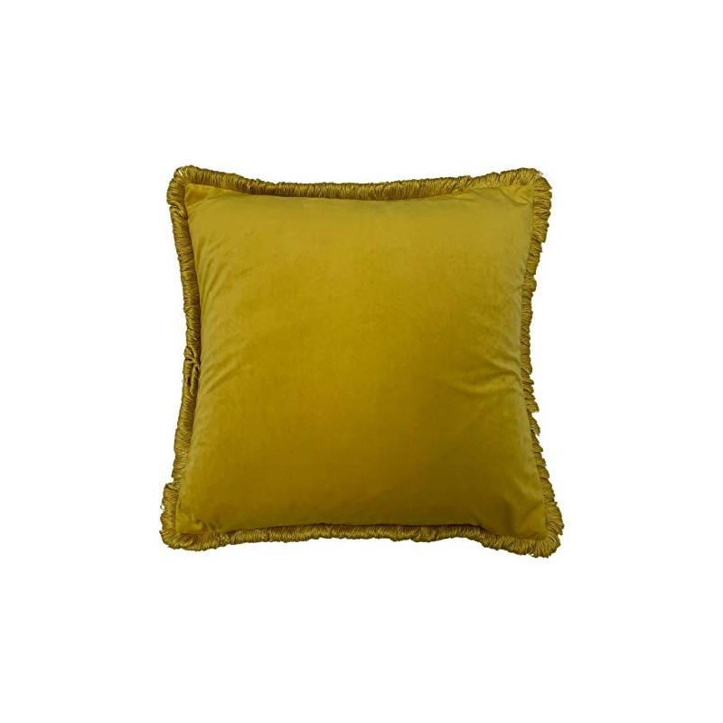 furn. Fleura Cushion Cover, Polyester, Ochre, 50 x 50cm