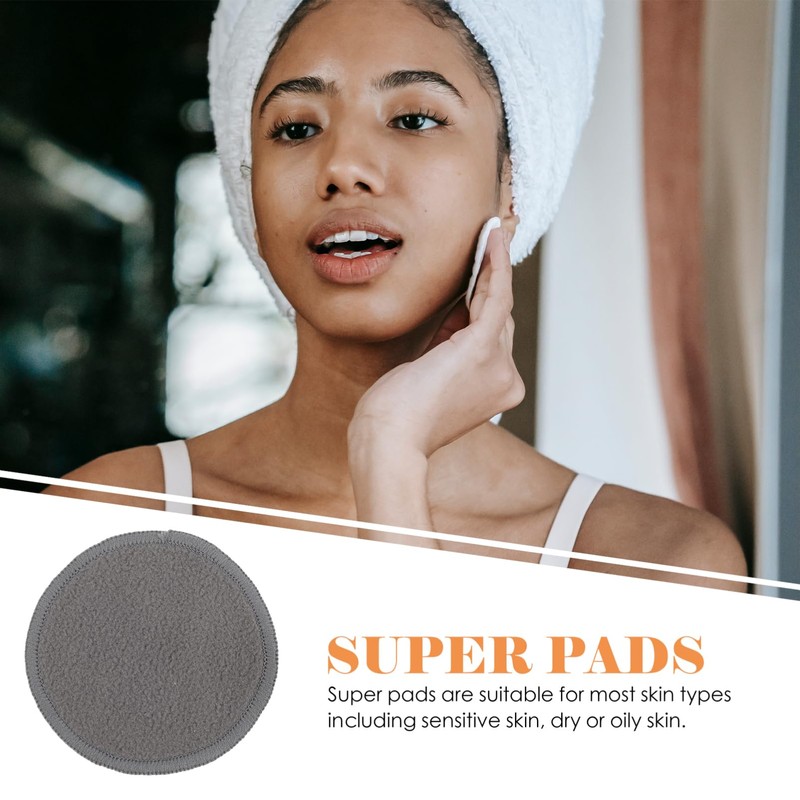 FOMIYES 26pcs Women Face Wipes Makeup Remover Pads Washable Mat