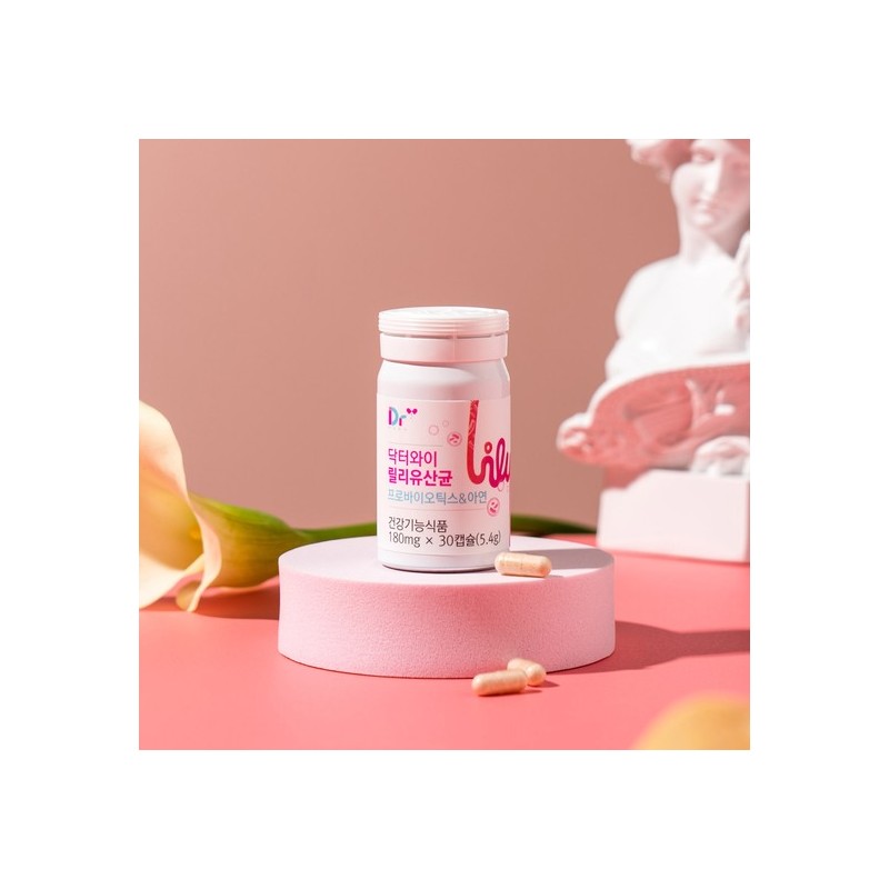 Dr. Y Lilly Probiotics 4 Boxes, Female Vaginal-Derived Probiotics, Zinc,