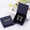 Unisex Hoop Earrings Silver 925 Small Hoop Earrings Gothic Earrings